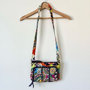 Vera Bradley Rio Little Hipster Floral Crossbody Bag with Adjustable Strap